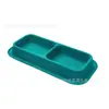 Tigela Dupla para Pet em Silicone de Grau Alimentício, Suprimentos para Gatos e Cachorros, Tigela Ampliada para Cachorros, Exclusivamente para Vendas Transfronteiriças