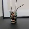 Taza mini de acero inoxidable de 3 oz para licores, taza de coche portátil, taza de café con pajilla de vacío para sublimación