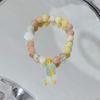 Nuevo Pulsera de Cerámica Jingdezhen China Pulsera de Esmalte Puesto del Mercado Nocturno Lugar Escénico Puesto Pulsera de Perlas para Pareja Venta al por Mayor