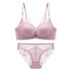 Sutiã feminino de verão, fino e grosso, sem argola de aço, com alça nas costas, para mulheres europeias, americanas e do sudeste asiático, com fivela frontal