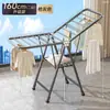 Secador de Roupas de Chão para Casa, Varal Dobrável em Forma de Asa para Varanda com Rodas, Barra para Pendurar Roupas, Ferramenta para Secar Colchas, Atacado