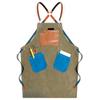 Delantal de trabajo femenino, estilista, hogar, cocina, jardinería, repostería, peluquería, manicura, ropa de trabajo vaquera, logotipo impreso para hombre.