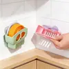Estante de Secado de Ropa Montado en la Pared, Estante de Almacenamiento sin Taladro, Multifuncional Creativo para Cocina - Soporte para Paños de Cocina, Esponjas y Jabón