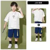 Junho 1 Roupas de Apresentação Estilo Chinês Meninos Saia Cara de Cavalo Guoxue Hanfu Crianças Escola Primária Roupas para Aula de Líder de Torcida Roupas de Apresentação