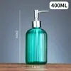 Lujo Accesible Escandinavo Botella de Vidrio para Loción y Gel Antibacterial Botella de Jabón Tipo Push Sub-botella para Champú y Gel de Ducha de Alto Valor