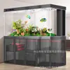 Acuario Estilo Industrial Sala de Estar Filtro Inferior Grande Sin Cambio de Agua Vidrio Ultra Blanco Tanque de Cría de Arowana Koi Modelo Nuevo 2026