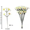 Ramo de Margaritas Artificiales de Venta Caliente Transfronteriza en Estilo Pastoral para Decoración del Hogar, Flores Artificiales de Manzanilla, Flores Falsas de Plástico