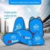 Factory Direct dobrável A- line board dupla face basquete defletor patinação outdoor display stand um suporte de exibição de tela