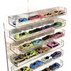 Juguete para Niños Coche de Juguete Acrílico Transparente Estante de Almacenamiento de Pared Modelo de Aleación Hot Wheels Caja de Almacenamiento para Coches
