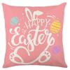 El Producto de Pascua Más Popular de Amazon Funda de Almohada de Lino Conejito Lindo Sala de Estar Decoración Cálida Venta Directa de Fábrica