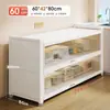 Nuevo Estante de Cocina de Pie Gabinete de Almacenamiento Multicapa Multifuncional Gabinete Lateral para Horno Microondas Gabinete de Almacenamiento para Bowls