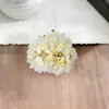Pinza para el Cabello Popular de Flor de Orquídea Mariposa 2026 para Mujer, Pinza para el Cabello de Flor de Hortensia Estilo Vacaciones en la Playa, Accesorio para el Cabello con Pinza de Flor Artificial para Mujer