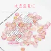 Acrílico Hielo Transparente Camelia Mariposa Hecho a Mano Rosa Corbata Decoración Accesorios DIY Haciendo Pulsera Collar Hecho a Mano
