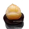 Adornos de Jade Beige Natural Sapo Dorado, Sapos de Tres Patas para Riqueza y Buena Fortuna, Artesanías Feng Shui, Decoración para el Hogar y la Oficina, Venta al por Mayor en Pares