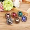 Broche Floral Estilo Retrô Liga de Zinco Argola de Mola Fivela para Lenço Echarpe Fita Lenço de Seda Acessório de Roupa Versátil Exquisito