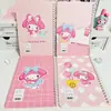 Cuaderno Lindo de Dibujos Animados My Melody A5 Espiral Bolsillo Bloc de Notas Portátil Estudiante Cuaderno My Melody