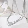 O senso de design de corrente clavicular de borla multicamadas, senso europeu e americano de nicho, outlet de fábrica de colar