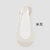 Meias Invisíveis de Seda Gelada para Mulheres, Novo Estilo Fino de Primavera e Verão com Aplicação de Renda, Baixo Corte, Antiderrapantes, Respiráveis, Calcanhar Antiderrapante, Meias Invisíveis Frescas