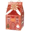 Caja Multicolor Creativa Serie Navideña Caja de Empaque para Regalo Caja Simple Diaria para Almacenamiento de Regalos Navideños Caja de Regalo