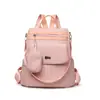 E-commerce Transfronteiriço Bolsa Feminina Simples de Ombro Duplo Nova Bolsa de Ombro Único Simples Urbana Mochila de Ombro Duplo para Passeio e Viagem Tendência