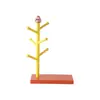 Suporte de armazenamento de copos com personagem animado, porta-copos em formato de árvore, suporte de mesa para xícaras de café e chá, suporte criativo para pendurar copos