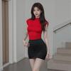 Conjunto de Lencería Sexy con Falda Ajustada a la Cadera Estilo Secretaria, Uniforme Provocador de Puro Deseo, Ropa de Dormir Qqny 1677