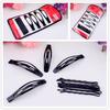 Versión coreana de accesorios para el cabello palabra clip BB clip set tarjeta roja accesorios para el cabello al por mayor 2 yuanes tienda suministro onda S forma flor hebilla cabello clip