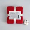Toalla de forro polar de coral lisa gruesa absorbente suave regalo creativo toalla recuerdo de boda regalo de agradecimiento al por mayor toalla cuadrada