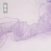 Oferta especial para o Festival Qixi: Tecido de organza, gaze perolada densa de três camadas, tecido para cortina, tecido para vestido de noiva, gaze estelar