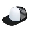 Gorra de malla de esponja para niños de ala plana hombres estampado de logotipo al por mayor gorra publicitaria lisa verano transpirable protección solar sombra gorra de béisbol