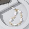 Ins perla barroca de forma especial colgante de joyería para teléfono móvil diseño original cadena para teléfono móvil de aspecto elegante colgante venta al por mayor
