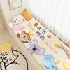 Alfombra de dibujos animados para dormitorio tipo cachemira para ventanal, tatami doméstico de cobertura total para balcón, resistente a las manchas, fácil de cuidar, alfombra para alféizar de ventana