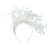 Diadema de Flores de Plumas de Carnaval Transfronterizo Fiesta Fiesta de Desempeño Accesorios para el Cabello de Plumas Diadema Accesorios Retro para el Cabello de Novia