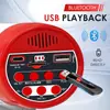 Altavoz Portátil Bluetooth de Batería de Litio Recargable Amplificador de Alta Potencia Grabación