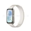 Adecuado para Huawei Band 11 Pro, Huawei 11 y Correa de Silicona Huawei Band 11 con Patrón de Lichi y Cierre Magnético