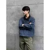 Chaqueta de trabajo estilo retro americano transfronteriza de Detroit, nueva colección primavera/otoño, acabado lavado y desgastado, corte holgado, estilo corto, para hombre