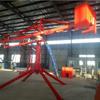 Máquina cilíndrica de hormigón de 18 m², transportador de mortero de torre, máquina de vertido de hormigón, equipo de vertido de hormigón para muros.