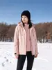Chaqueta de Trabajo para Hombre Primavera y Otoño Nuevo Color Bloque Parche Patchwork con Capucha Holgada Casual Top Deportivo