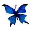 Cabeza de Flor de Mariposa de Goma Suave de Plástico, Decoración del Hogar con Flores Artificiales, Arreglo de Boda, Adornos al por Mayor, Decoración de Mesa para Exteriores