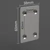 Soporte angular de acero inoxidable fijador de ángulo recto de 90 grados conector de soporte triangular de hierro pieza de refuerzo tipo ferretería soporte de estante