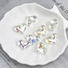 Ding Yi Transparente Forma de Durazno Luna Fría Alto Brillo Galvanizado Acrílico Forma de Corazón Cuentas DIY Accesorios para Cadena de Teléfono