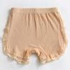 Pantalones de seguridad para niñas de verano, tallas medianas y grandes, antideslizantes, finos, de algodón puro, con encaje en la entrepierna.