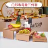 Suporte de exibição de sushi restaurante macaron aço inoxidável lanche prato de frutas suporte de exibição mesa suporte de lanche confeitaria pão