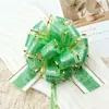 Amazon Transfronteiriça 50 # Grande Flor de Bola de Tinta com Borda Dourada Tecido de Neve Flor Puxada à Mão Esférica Decoração de Presente de Natal