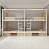 Cama de Solteiro com Beliche Cama de Ferro Albergue Dormitório Cápsula Espacial Cama de Solteiro com Beliche Apartamento de Estudante Hotel Cama de Solteiro com Beliche Cama Dupla com Estrutura de Ferro