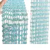 Decoração de Casamento 8+4 Contas Conectadas Decoração de Palco de Hotel Corrente Corrente de Cristal para Pendurar no Teto Cortina de Porta Feita à Mão DIY Adorno Floral