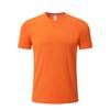 Camiseta de manga corta con estampado de estrellas de seda de hielo de 24 pulgadas, de secado rápido, para hombre y mujer, ropa de equipo para correr maratón y montañismo, al por mayor