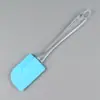 Herramientas para Hornear Mango Transparente Dividido Rascador Grande Dividido Rascador de Silicona Dividido Espátula para Crema de Pastel Cuchillo Mezclador