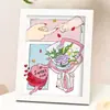 Pintura de Diamantes para Niños al por Mayor Pintura de Pegar Pegatinas de Diamantes con Marco de Fotos Paquete de Materiales Hechos a Mano DIY Mampostería Completa de Diamantes de Dibujos Animados