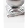 Tubo quadrado tampa de bola tampa de poste tampa decorativa acessórios de ferro forjado conjunto completo tampa de vedação bola redonda corrimão poste esférico